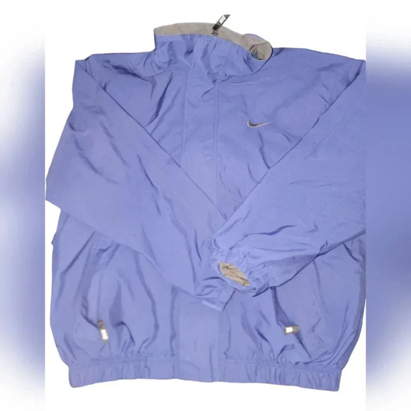 MEN S NIKE F.I.T. GOLF BLUE FULL ZIP WINDBREAKER LINED JACKET SIZE LARGE - Picture 4 of 6